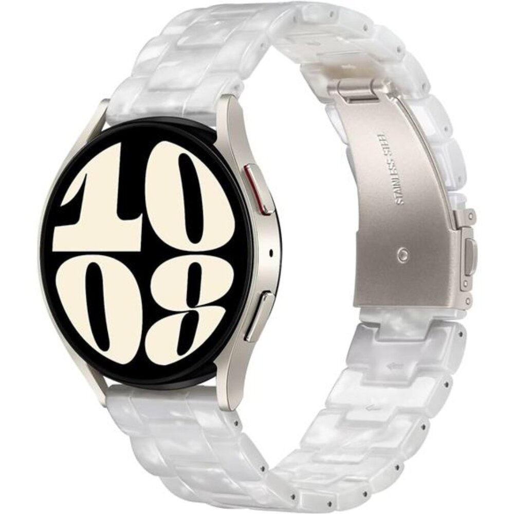 Women Band for Galaxy Watch 7 6 5 40mm Gold, 20mm Quick Release Resin